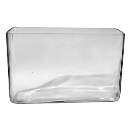 Florero RECATANGULAR 25 X 8 X 18 CM CRISTAL