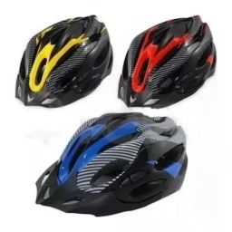 Casco ciclista multicolores 