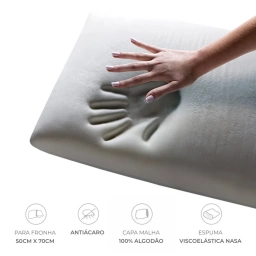 Almohada NASA Flat viscoelstica 10 