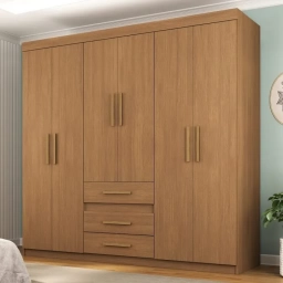 Placard 6 puertas 4 cajones ENX. MDF PAT.