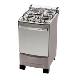 Cocina gas 4 H. TEM Celebracion SS 1 Horn.doble llama