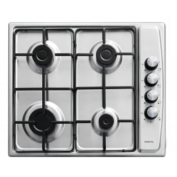 Anafe Empotrable Gas Punktal Pk-602ag Encendido Elect. Acero