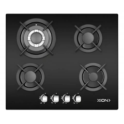 Anafe gas 4 horn. XION Vidrio templado GH48