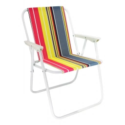 Silla plegable LONA  ACERO