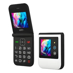 Celular LOGIC Z8L FLIP Phone Black y White