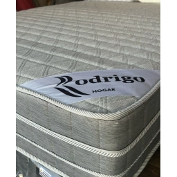 Colchon 2 pl. "RODRIGO" Resorte 1.40x1.90x30 cm