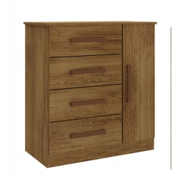 Comoda 4 Cajones 1 puerta CASTAO P.