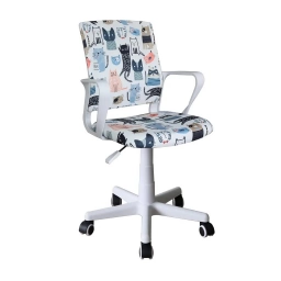 Silla de escritorio Gato multicolor regulable Modelo Gato