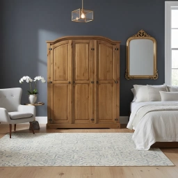 Ropero 3 puertas MADERA MEXICANO OPACO