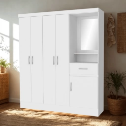 Ropero 5 PTAS. 1 Caj. JAZMIN cEspejo 