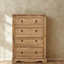 Comoda 4 Cajones MADERA ALTA PINO