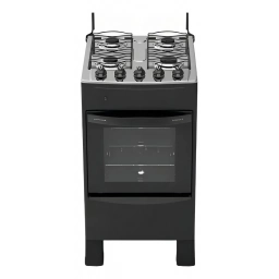 Cocina gas 4 h. FUTURA Selecta c/encendido Negra/Bla