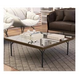 Mesa de centro Cristal CANELA Espejada