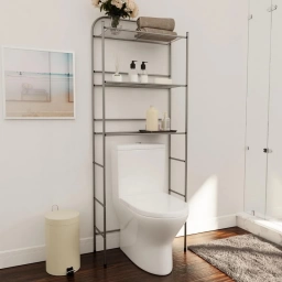 Repisa SANITARIO METAL Cromo