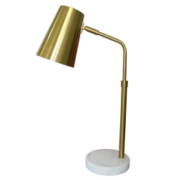 L�mpara escritorio Alesund 1 luz E27 dorada