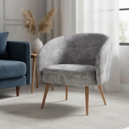 Sillon Poltrona PERMA Gris 1 Cuerpo