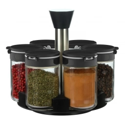 Especiero y condimentero rack 6 unid. 200 ml.