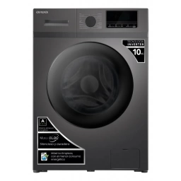 Lavarropa 10 kg AIWA INVERTER C/Frontal GRIS 