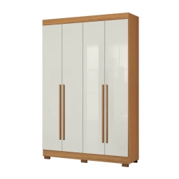 Ropero placard 4 puertas 2 caj. internos CANCUN 2.35 Mts alto