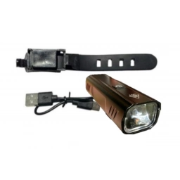 Luz frontal METAL Recargable USB 3 Posc. WATERPROOF BG1925