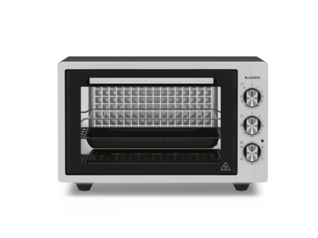 Modelo HJTI-39 G2 Color:				Simil acero inoxidable Capacidad:				39 L Catergoria:				Horno el&eacute;ctrico de mesa Funciones de horno:				5 funciones. Garantia 1 a&ntilde;o.