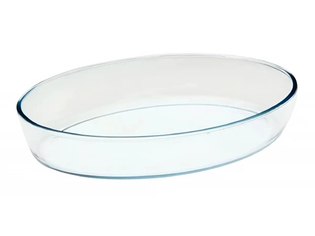 Fuente OVAL VIDRIO MEDIANA 1500ML 25.6X18 X6 CM