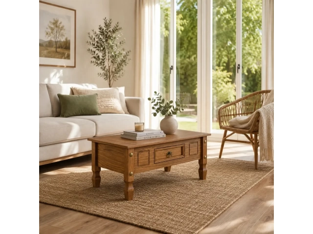 MATERIAL 100% MADERA ACEITINADA , LAQUEADA RIBETEADA. Dimensiones: 45cm de alto x 58cm de ancho x 94cm de longitud. La base es fabricada en madera y la tapa en madera.
