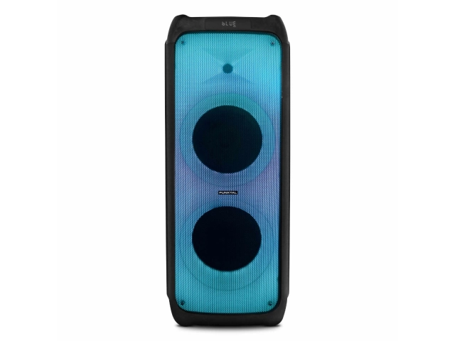 Descripción: 18000 W PMPO Parlantes de 10" x2 Tweeter Incluye micrófono USB / TF / AUX / Bluetooth Entradas de micrófono x2 Entrada de Guitarra x1 Iluminación LED Frontal Control remoto Radio FM Batería interna recargable Función grabar y repetir Medi