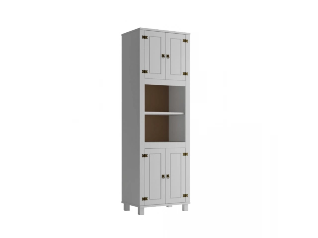 Especificaciones t&eacute;cnicas:  Estructura: Madera maciza de Pino Elliotis (Frente en MDF   Lamina protectora) Acabado: Barnizado Herrajes: Met&aacute;licos.  alto-208.4 cm ancho- 70 cm prof. 49.5 cm