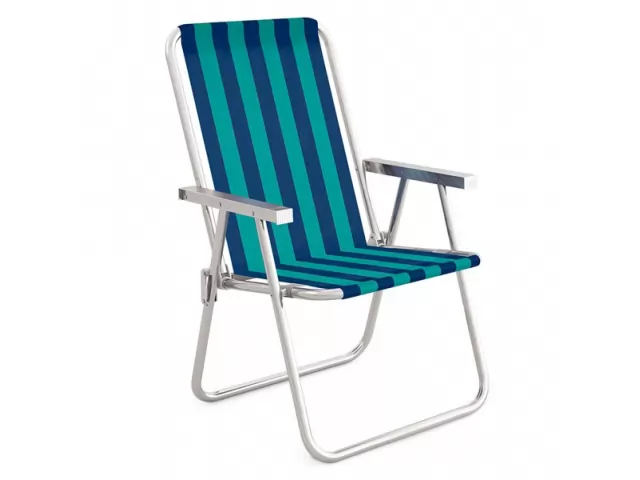 Características: * Plegables * Livianas * Fáciles de llevar * Ideal para uso en playa, jardín, camping Información adicional: * Medidas: 58X56X85,50cm * Peso máximo: 120 Kg * Marca: MOR * Material: Aluminio * Tela: 100% polietileno. * Colores: Trama a ray