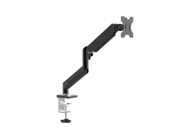 Descripción: SOPORTE DE ESCRITORIO PARA MONITOR REGULACIÓN CON GAS 13"-32" Para soporte de 13" a 32" Vesa 7.5 x 7.5 a 10 x 10 Peso máximo soportado 10 KG Giro 180
