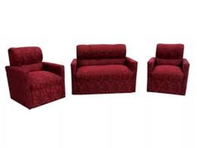 Tapizado en microfibra 1 sofa 3 cuerpos   2 sofa de 1 cuerpo. Con posabrazos.