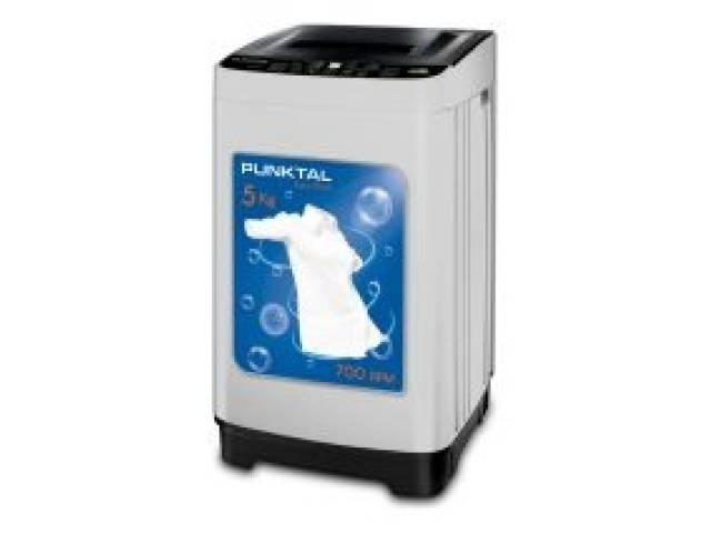 Descripción: *700 RPM *Capacidad máxima de ropa 5 Kg *10 Programas *Centrifugado *Display LED *Bomba de desagüe *Tanque de Acero Inoxidable *Tapa de acrílico *Peso bruto 20 Kg / Peso neto 17,5 Kg *Medidas Al 790 x Fr. 465 x Prof. 470 mm. *GARANTIA 1 AÑO.