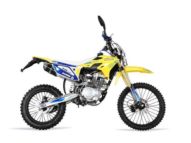 *Motor CG 4 Tiempos. *Rodado 19%u201D %u2013 16%u201D. *Suspensión Invertida. *Freno de Disco Delantero y Trasero. *Potencia9.6 HP a 8500 RPM. *Arranque Eléctrico y pedal de arranque. GARANTIA 6 MESES O 6000 KM.