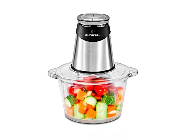 Descripción: Capacidad 1,8 Lts Potencia 500 W 4 Cuchillas picadoras Inox Estructura de Doble Cuchilla Bowl de Vidrio Cuerpo de A. Inox Switch de Seguridad Arandela de goma antideslizante. 1 AÑO DE GARANTIA.