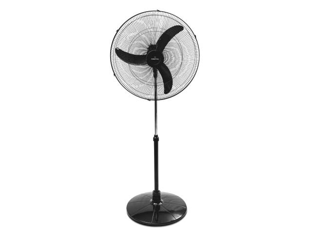 Descripción: Tamaño diámetro de 60 cm Altura 1,70 mts 3 velocidades Inclinación ajustable 3 aspas Función oscilante Pie de altura regulable Rejilla metálica de protección. 1 AÑO DE GARANTIA.