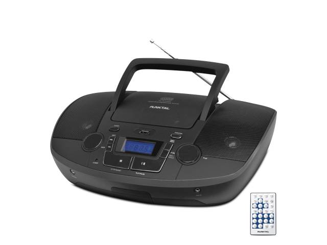 Descripción: Sintonía AM / FM Reproductor MP3 / CD Conectividad Bluetooth Puertos USB, AUX y Auriculares FM 87,5 - 108 Mhz  AM 530 -1710 KHz Corriente o 8 Pilas C. 1 AÑO DE GARANTIA.