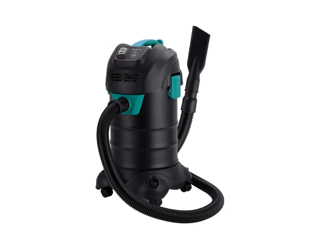 Descripción: Especial para lavaderos Bidón de 30 litros Largo de cable 4.5 mts. Cepillo ancho de piso Incluye cepillo multiuso y puntero ancho 2 tubos prolongadores Filtro permanente lavable Ruedas para fácil traslado. 1 AÑO DE GARANTIA.