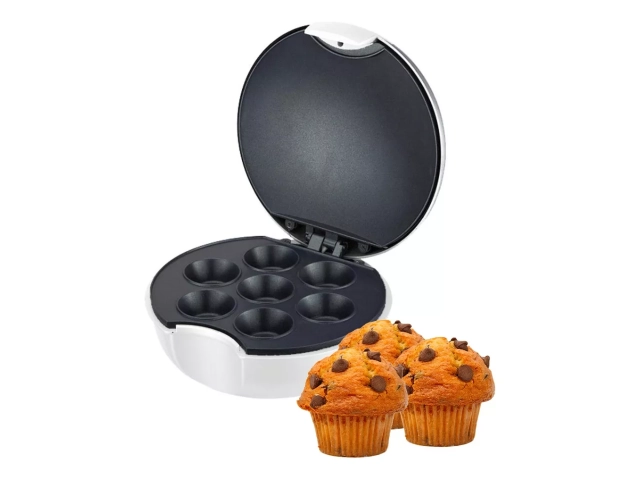 Descripcion: brica de Muffins Kassel Cupkakekids con Luz de Encendido  - Marca: Kassel - Capacidad: 7 Muffins - Superficie Antihaderente - Potencia: 800W. Garantia 1 año.