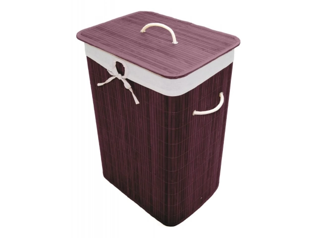 Descripcion: Este cesto de ropa está hecho de bambú y poliéster, lo que lo hace resistente y duradero. Tiene un alto de 60 cm, un ancho de 30 cm y una profundidad de 40 cm, lo que lo hace ideal para cualquier habitación o baño. Además, cuenta con una gara