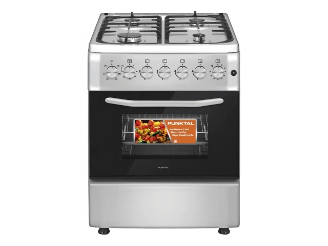 Descripcion: Cantidad de hornallas: 4. Voltaje: 220V. Tipo de puerta del horno: Con visor. Cocina de pie. Posee 4 hornallas. Capacidad: 66L. Tipo de encendido: electrónico. Dimensiones: 57cm de ancho, 85cm de alto y 57cm de profundidad. 1 Año de Garantia.