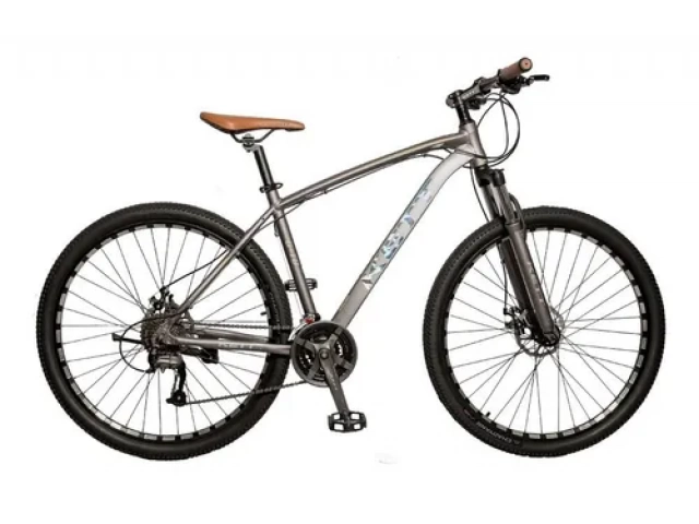 Descripcion: Rodado 29"  color gris. Tamaño L Freno trasero a Disco Aluminio 27 Velocidades Con suspension. EQUIPAMIENTO SHIMANO ALTUS.