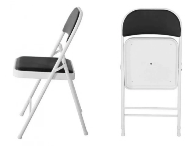 Color del asiento: Negro. Color de la estructura de la silla: gris Estructura de metal y patas de metal. Con tapizado de terciopelo. Con asiento acolchado. Peso máximo soportado: 100kg. Medidas: 76cm de alto x 45cm de ancho x 45cm de profundidad.
