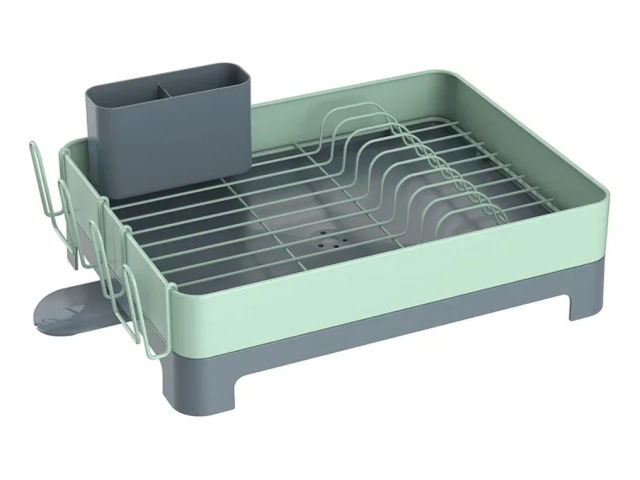 Alto 16.6 cm Ancho 32 cm Especificaciones  Marca Just Home Collection Modelo WK811027W Tipo Escurridores de platos Largo 49.4 cm Material Acero Color gris verde