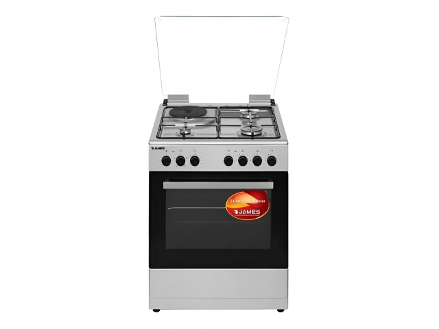 Descripcion: MODELO C-221 A TKS INOX - Tapa de vidrio - Hornallas a supergas - gas natural - Horno eléctrico de alta eficacia - Vidrio panorámico doble en puerta del horno - Encendido electrónico de las hornallas - Horno enlozado - Mesada acero inoxidab