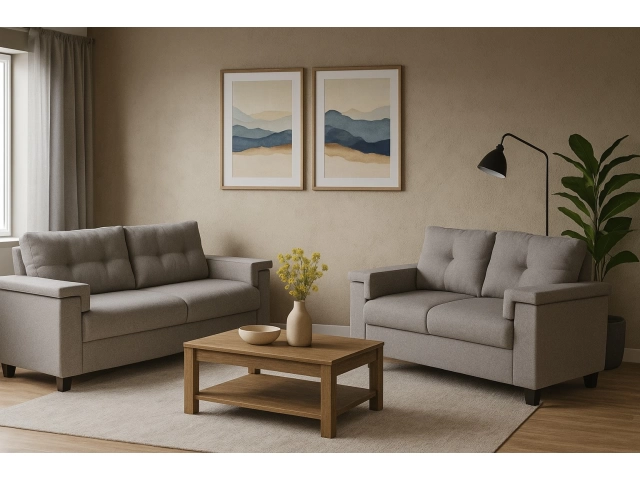 COLOR MARRON O BEIGE Modelo Madrid Color A elección Otros Estilo Moderno Material de la estructura de los sillones Eucaliptus Material del tapizado Easy Clean Anti Liquidos y Manchas Tipos de sillones Modernos Cantidad de sillones 2.