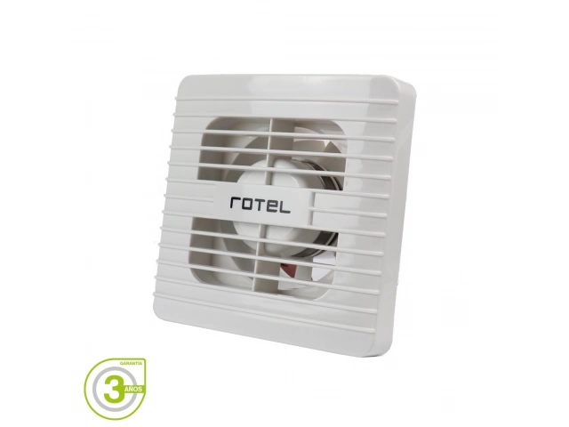 Capacidad de extración 65 m3 por hora Medidas exteriores 150x150 mm Medida de intalacion 102mm (diámetro) Potencia 12W Garantia 3 años Alimentación 220V- 50/60HZ 3 años de garantia.