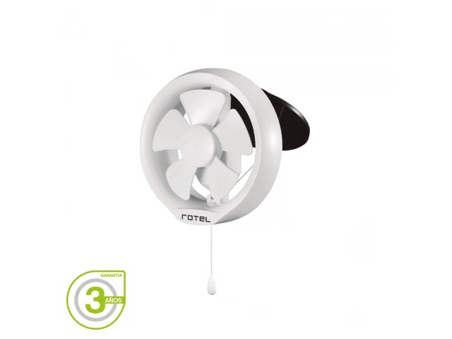 Extractor de Cocina 6" Plástico de PP 210 m3 por hora Int 150 mm - ext 210mm Potencia 15W Garantia 3 años