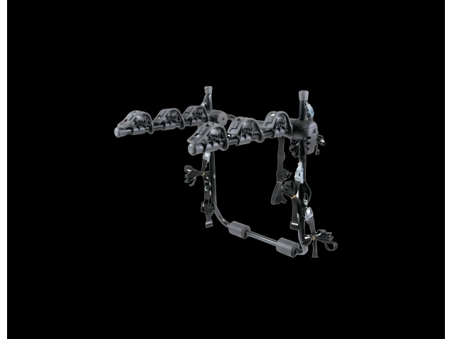  Confeccionado con tubos de acero - Cremalleras plasticas de amplia regulaci&oacute;n  - Apoyo para protecci&oacute;n de pintura del auto  - Soporte individuales de bicicletas  - Dise&ntilde;o adaptable a la mayoria de los sedan o SUV - Capacidad 3 bicicletas