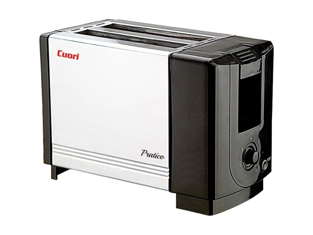 Capacidad 2 Tostadas Selector Electr&oacute;nico de Tostado de 7 Niveles Bot&oacute;n STOP Cuerpo Met&aacute;lico Bandeja Recogemigas Expulsi&oacute;n Autom&aacute;tica de Tostadas Potencia: 750W Voltaje: 220-240V %u2013 50/60Hz SKU: CUO-3515 1 a&ntilde;o de garantia.
